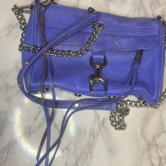 Rebecca Minkoff periwinkle mini MAC crossbody bag - Picture 2 of 13